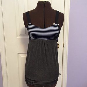 Lululemon Back on Track Polar Haze Tank Sz 4 EUC